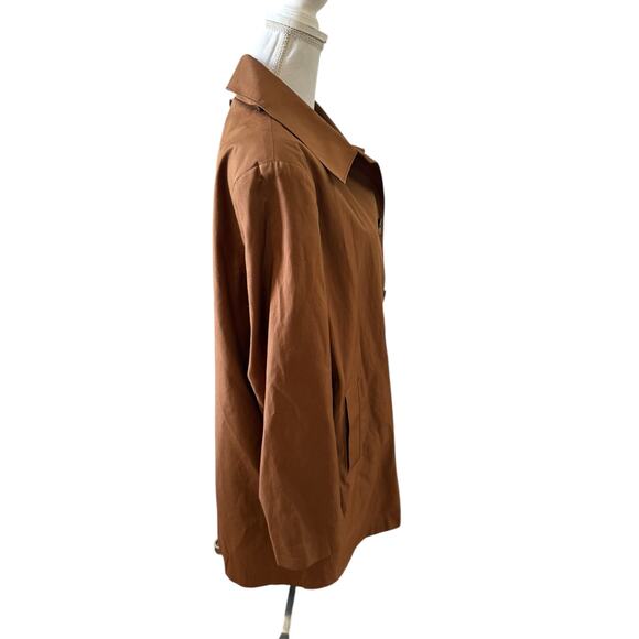 Ralph Lauren LRL Mid Length Trench Rain Coat Mocha Brown XL - Picture 3 of 7
